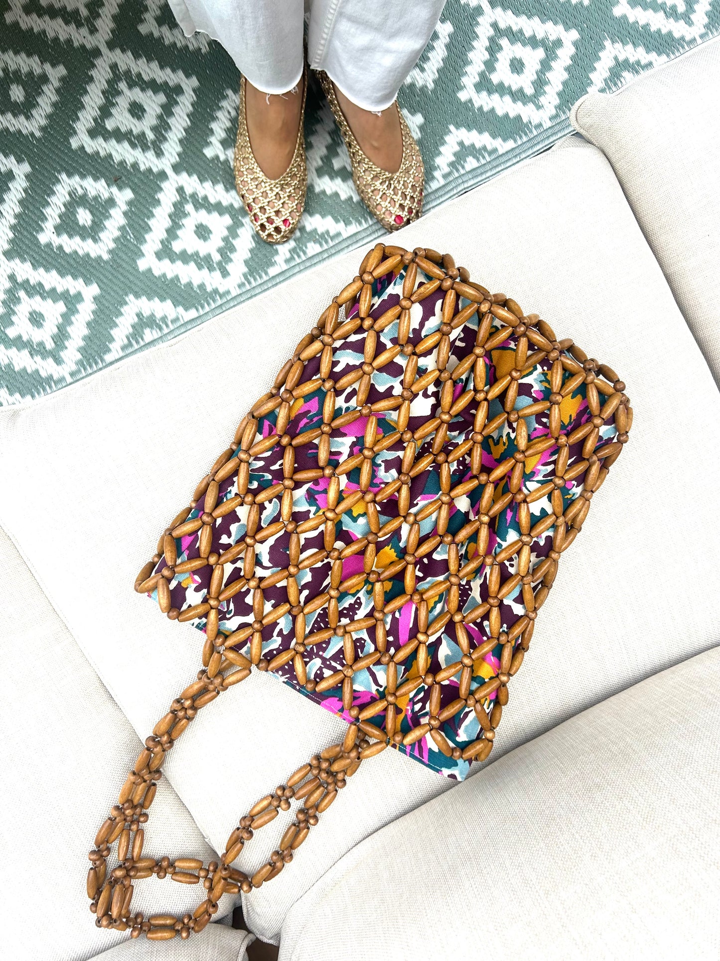 Panier en perles Nomad